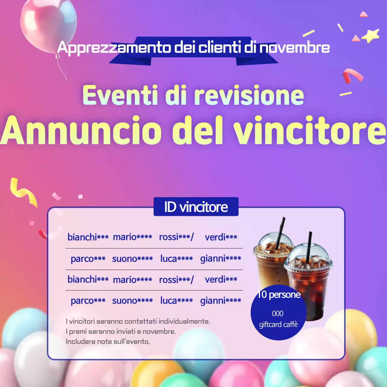 Guida agli eventi Bora Pop