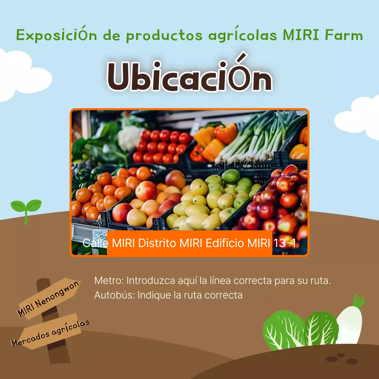Una exposición especial de productos celestes