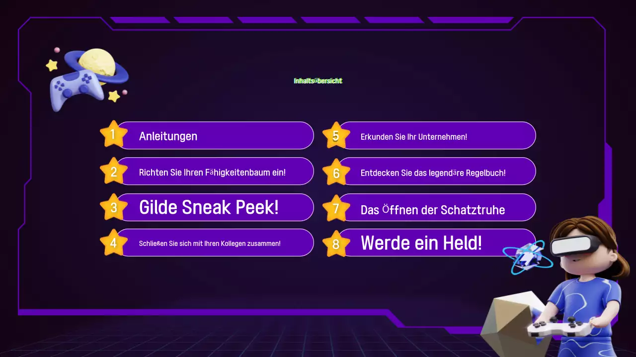 Leitfaden für Bora Cyber Virtual Reality