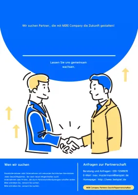 Blue Modern Business Recruitment