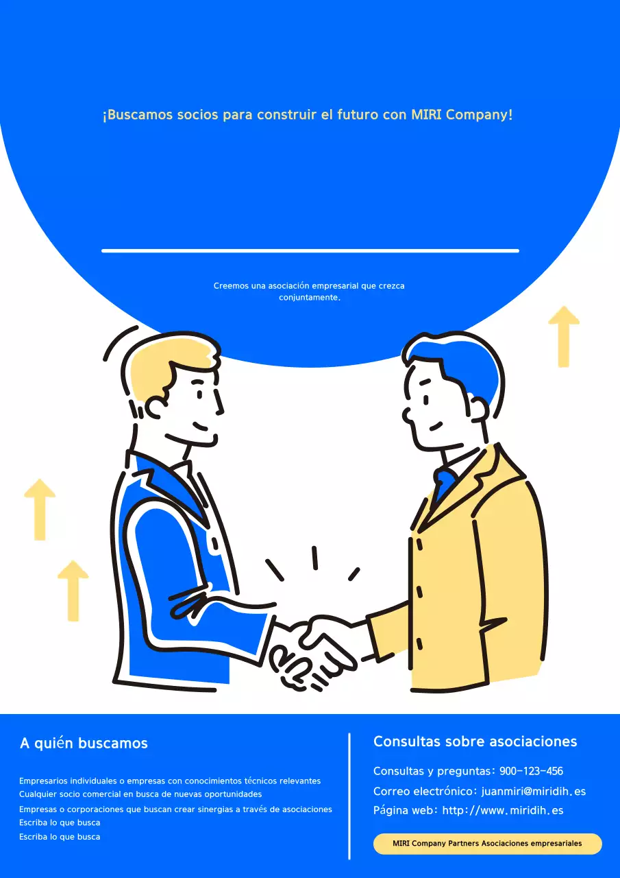 Blue Modern Business Recruitment