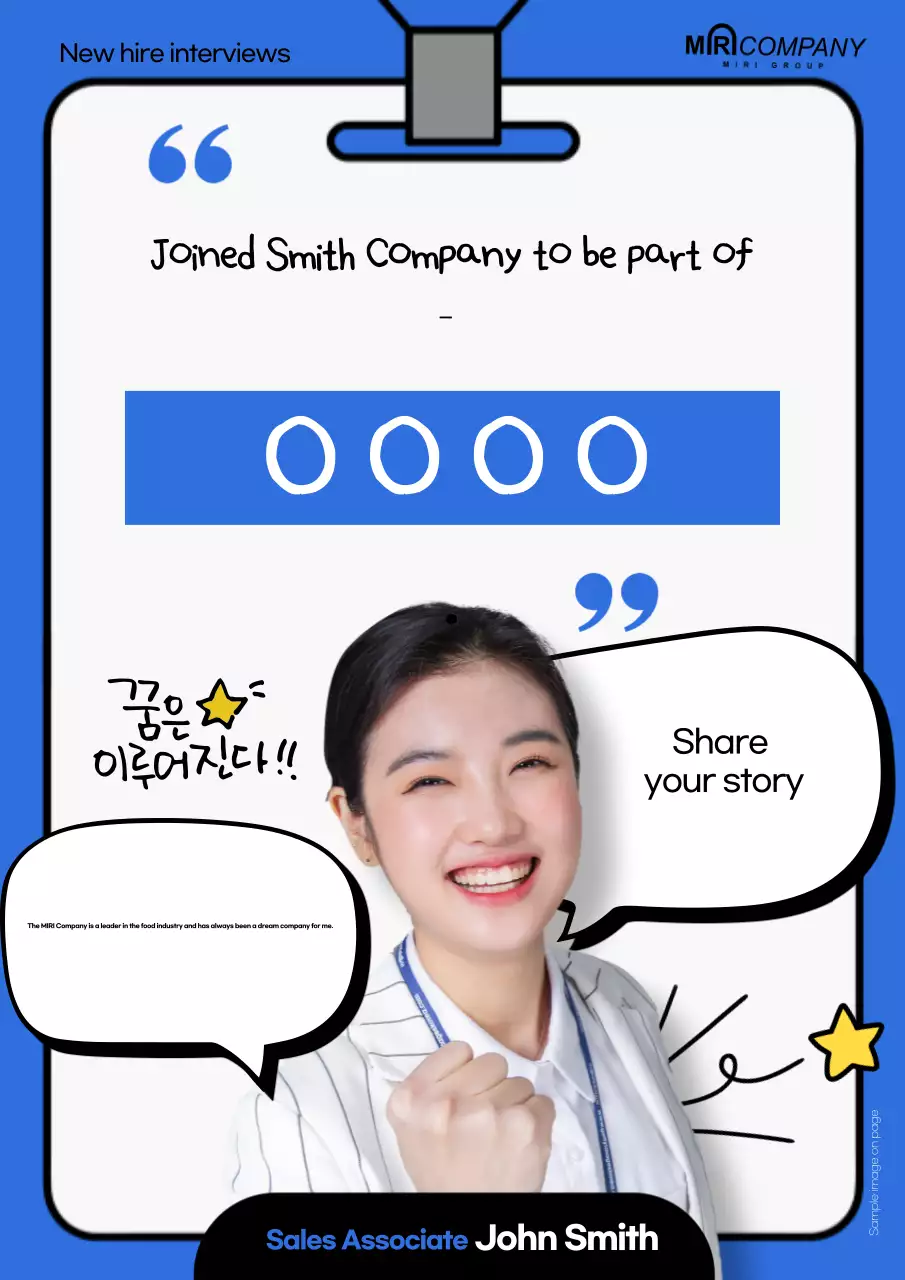 Khuyến mãi phỏng vấn hiện đại màu xanh