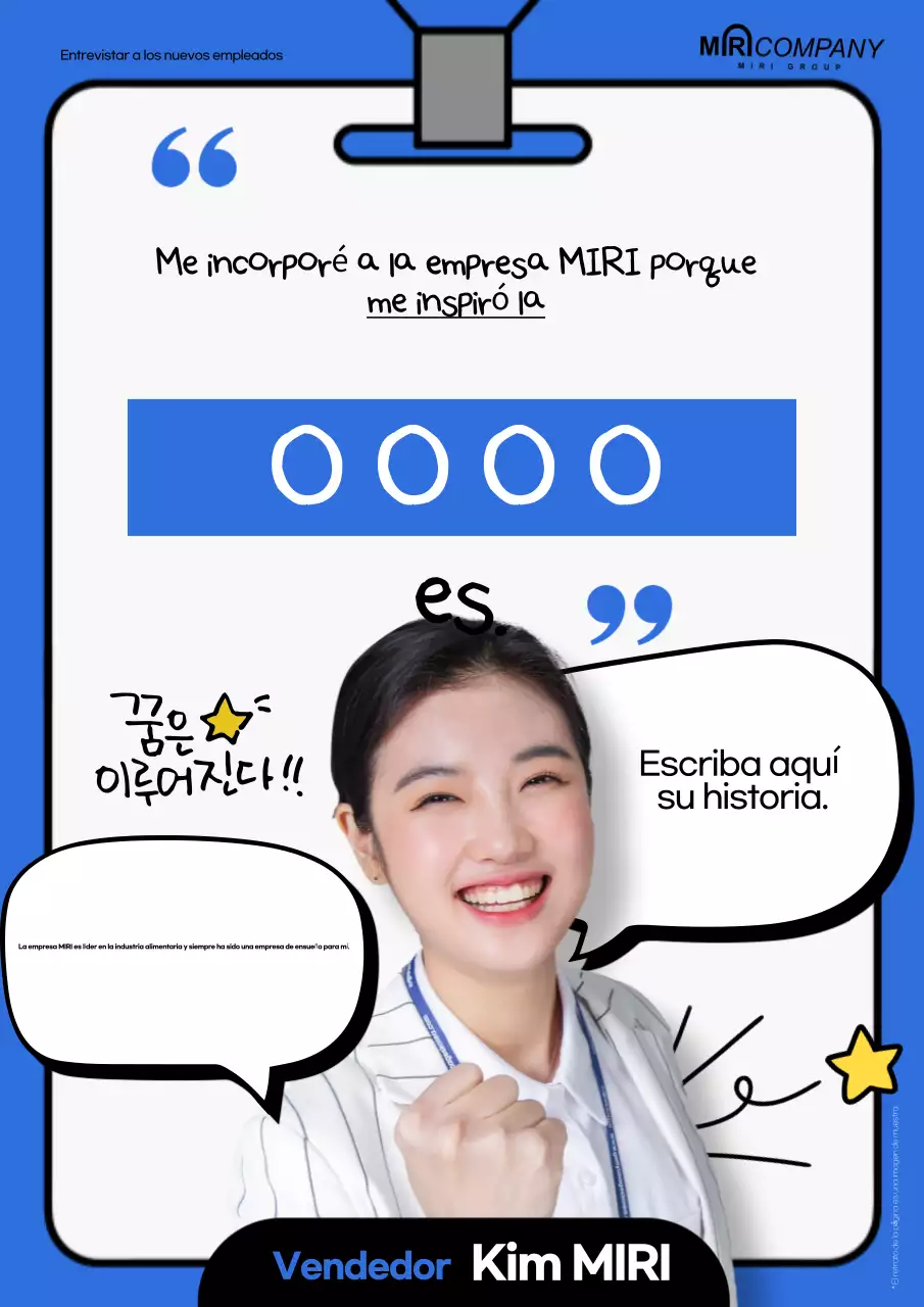 Promover Blue Modern Entrevistas