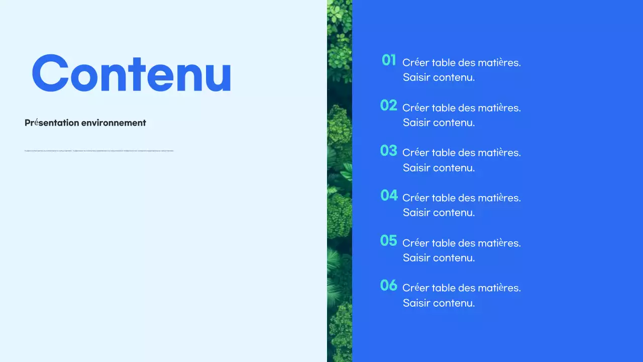 Guide des supports de formation à l'environnement bleu propre