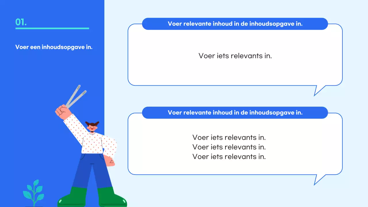 Gids voor blauw schoon opleidingsmateriaal