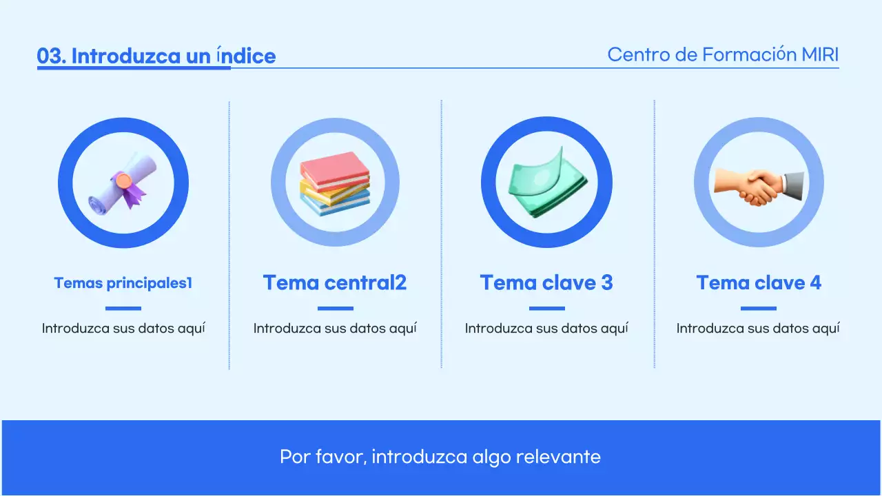 Guía de materiales de formación sobre el medio ambiente limpio azul