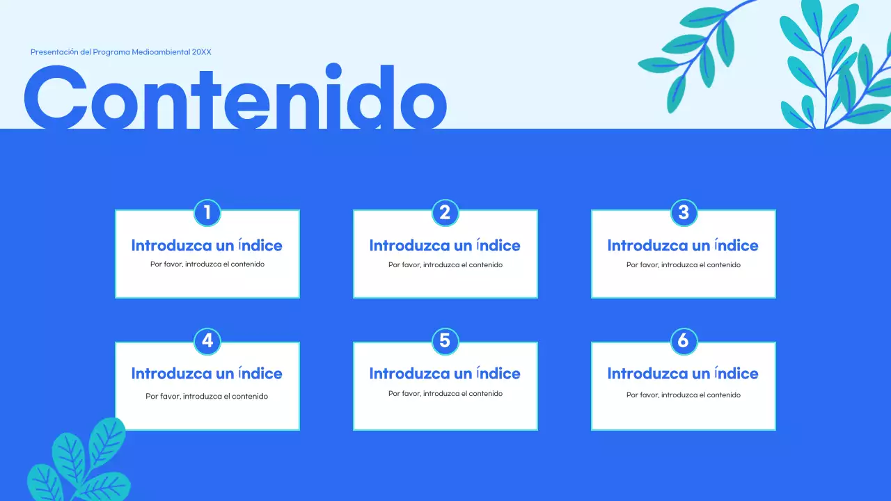 Guía de materiales de formación sobre el medio ambiente limpio azul