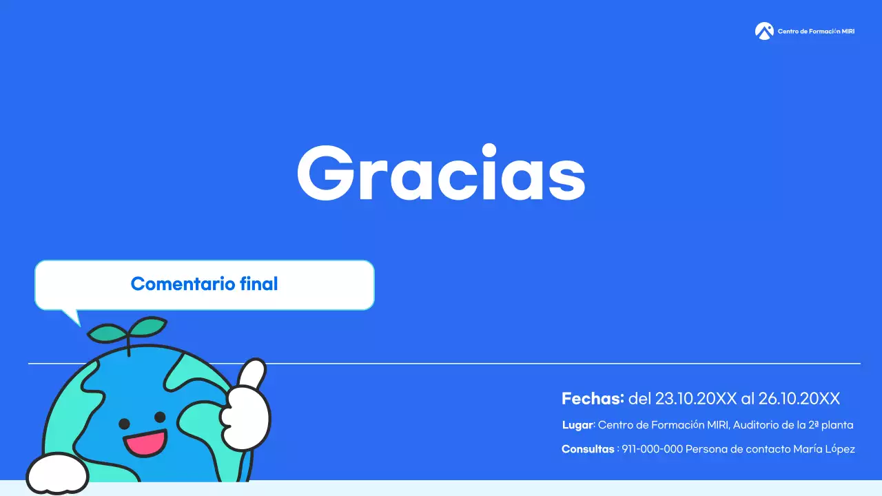 Guía de materiales de formación sobre el medio ambiente limpio azul