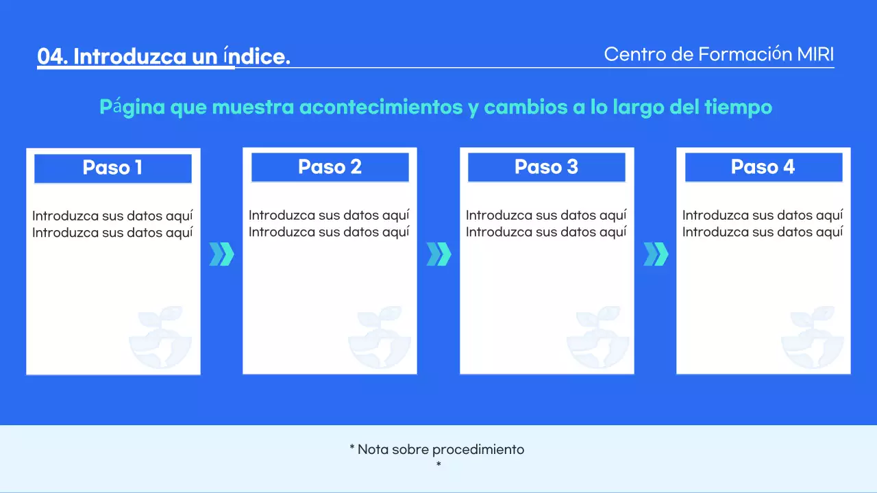 Guía de materiales de formación sobre el medio ambiente limpio azul