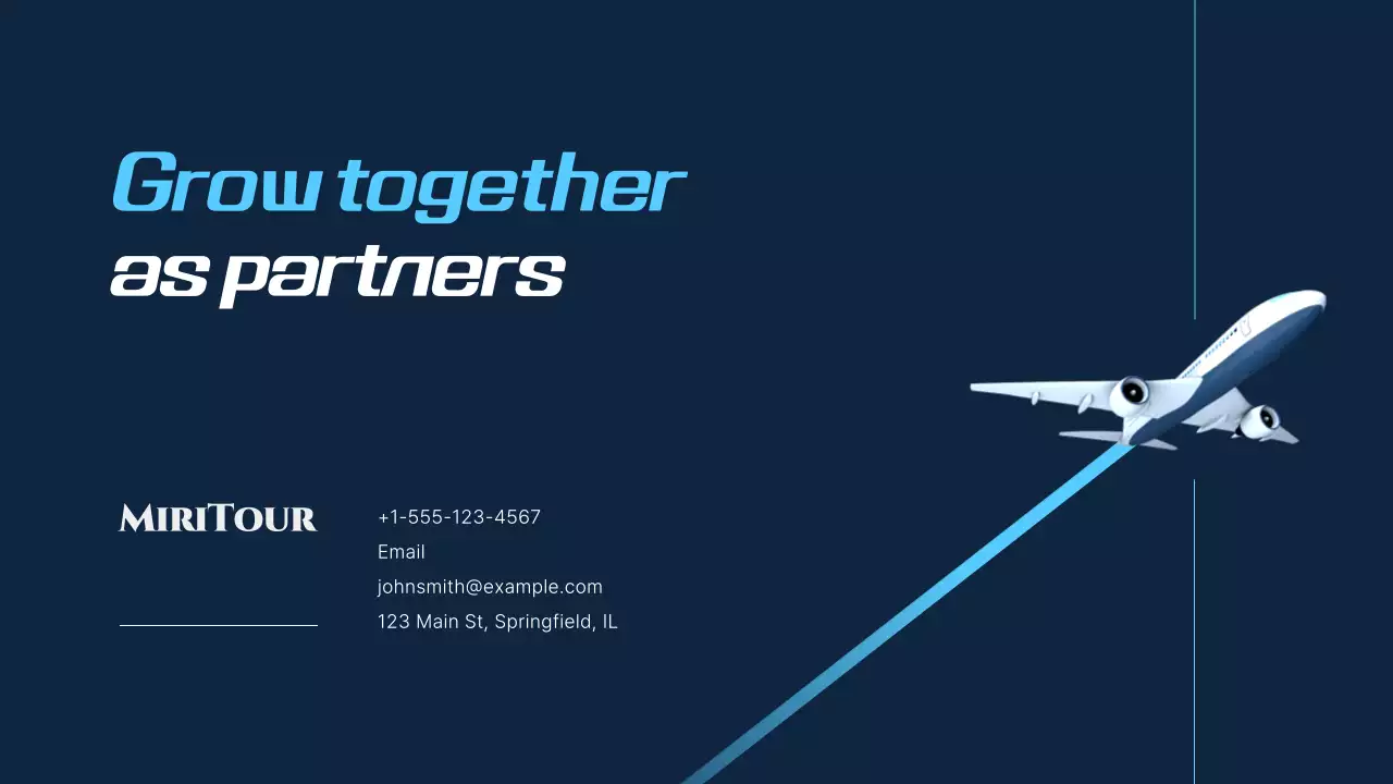 Blue Modern Travel Proposal