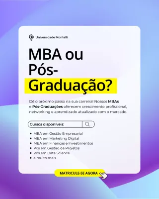 Postagem de promoção da educação moderna azul no Instagram