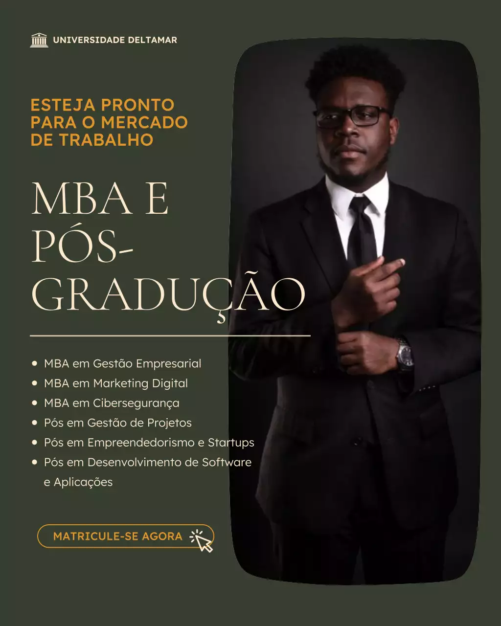 Postagem no Instagram para promoção da educação profissional negra