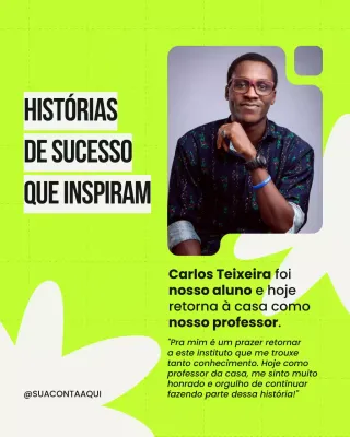 anúncio de sucesso neon moderno