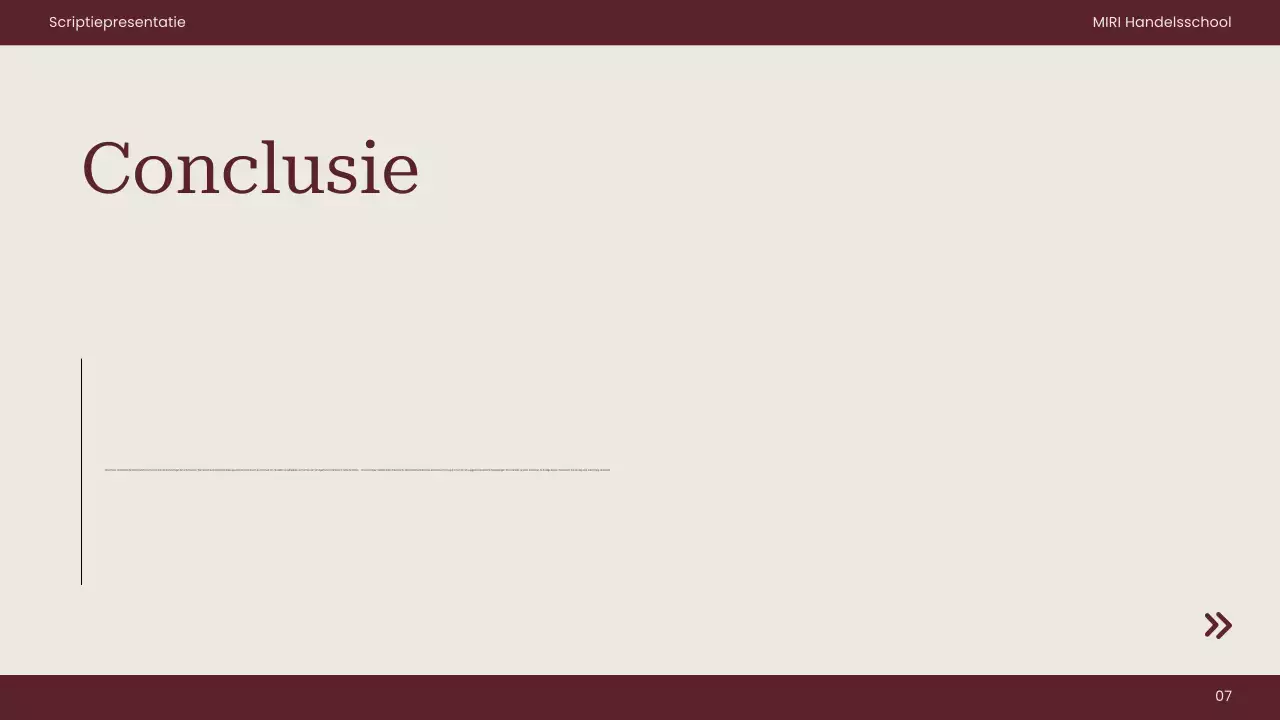 maroon professioneel scriptiedocument