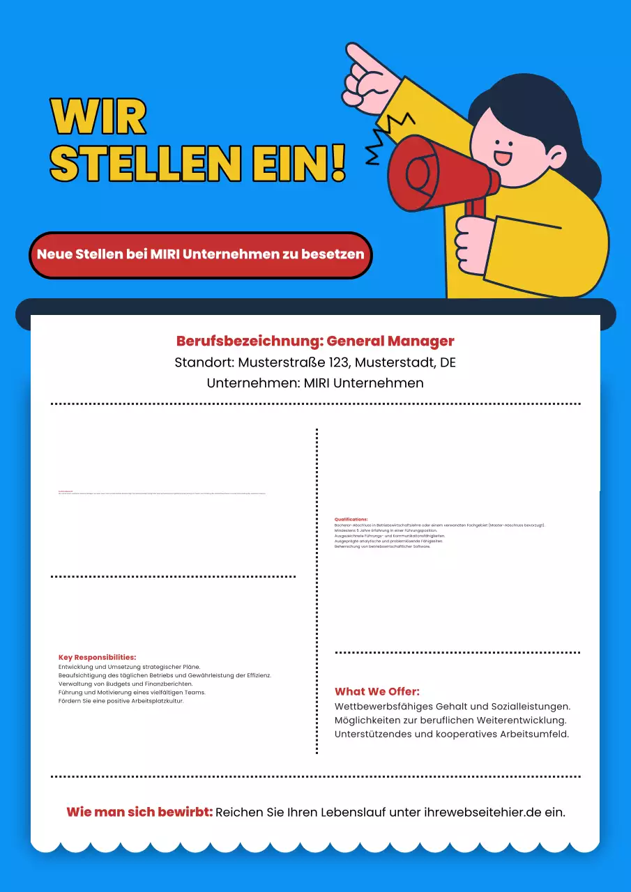 blue modern Einstellungsanzeige