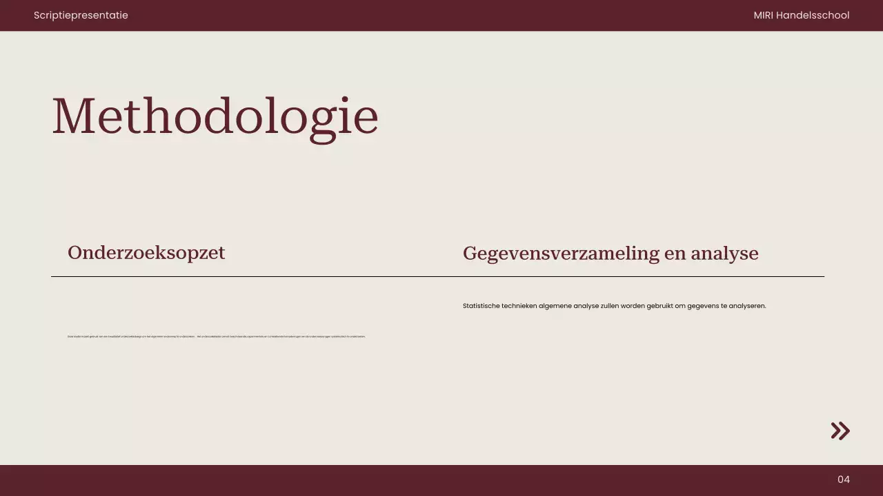 maroon professioneel scriptiedocument