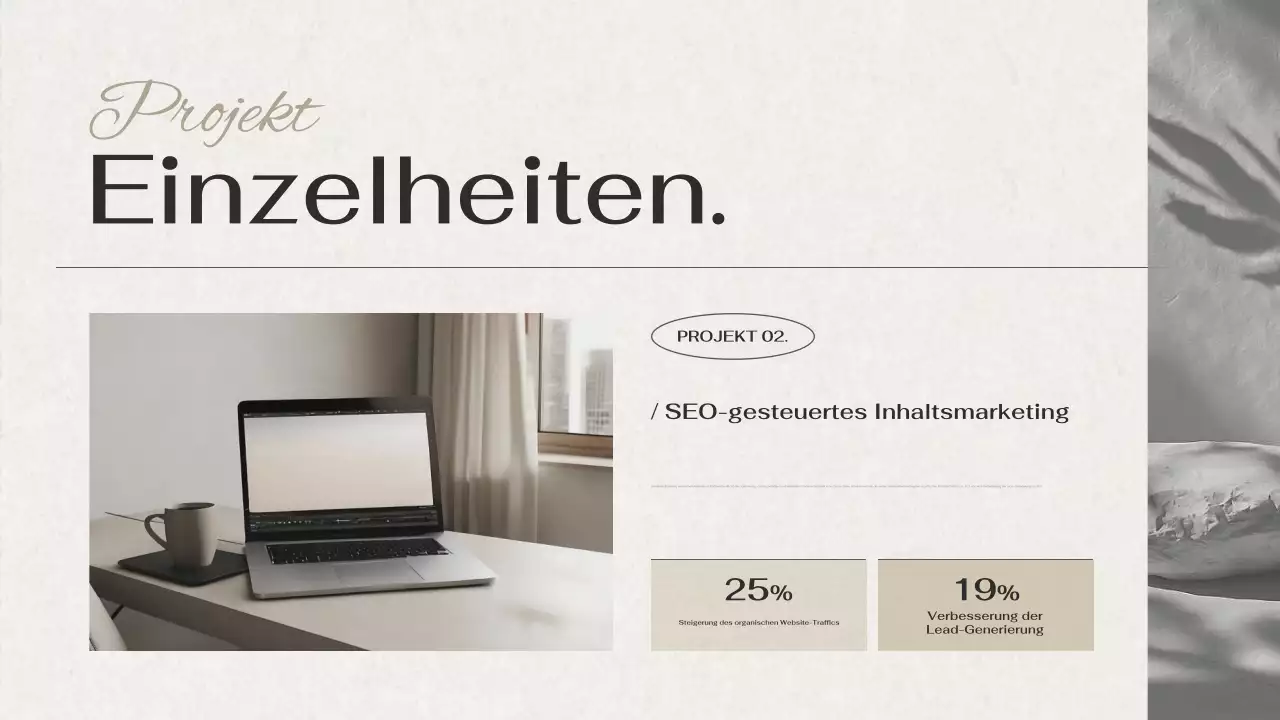 schwarzes kreatives Portfolio Portfolio