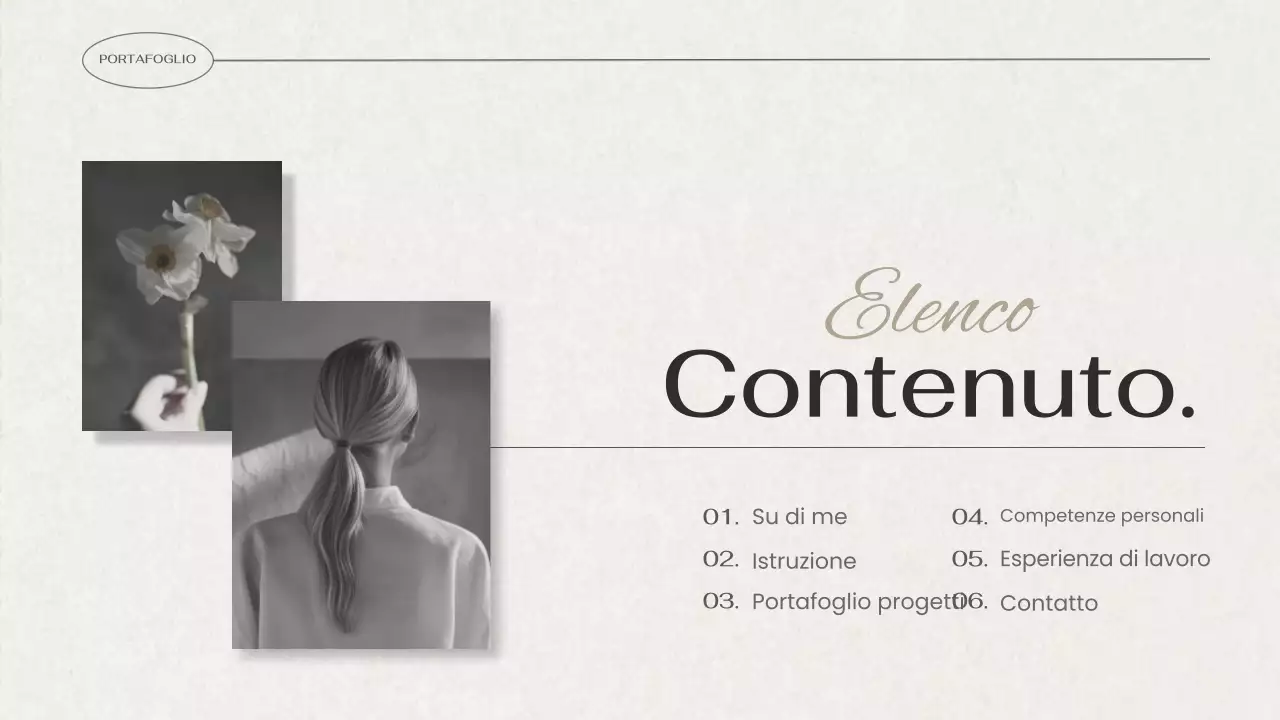 portfolio creativo nero portfolio