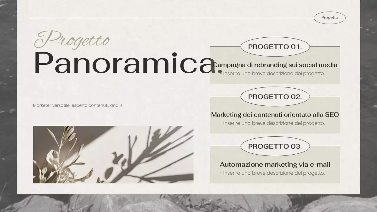 portfolio creativo nero portfolio