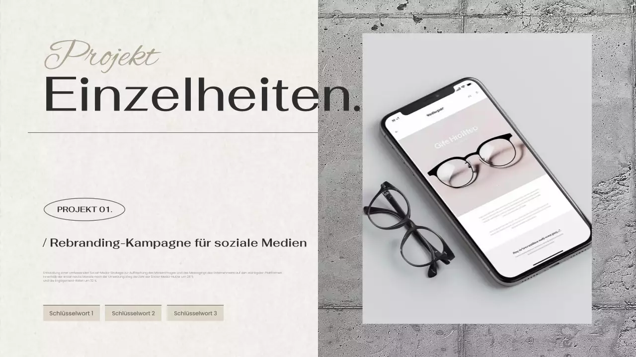 schwarzes kreatives Portfolio Portfolio