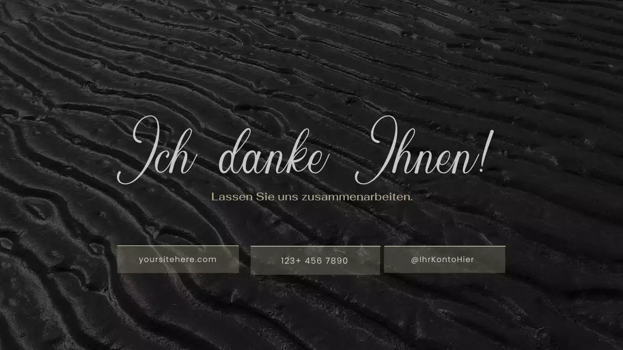 schwarzes kreatives Portfolio Portfolio