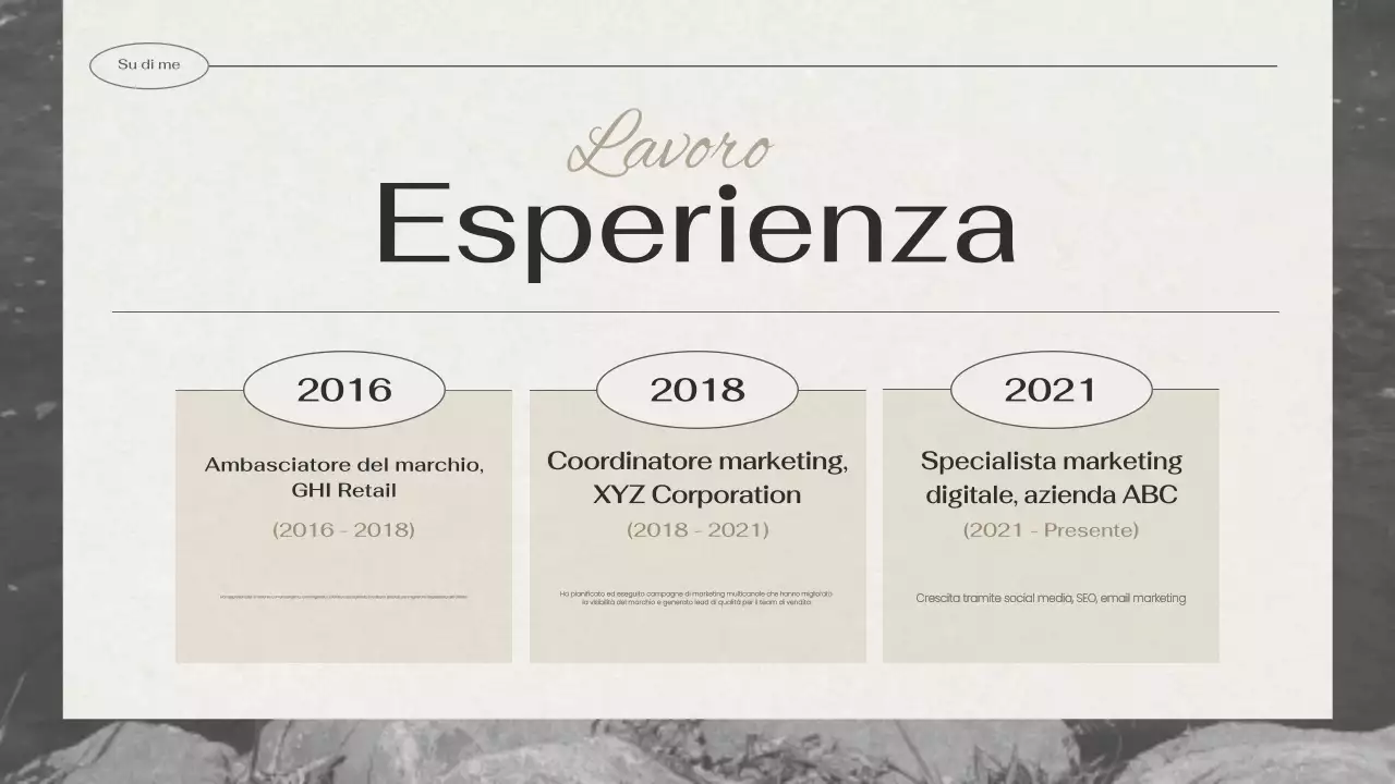 portfolio creativo nero portfolio