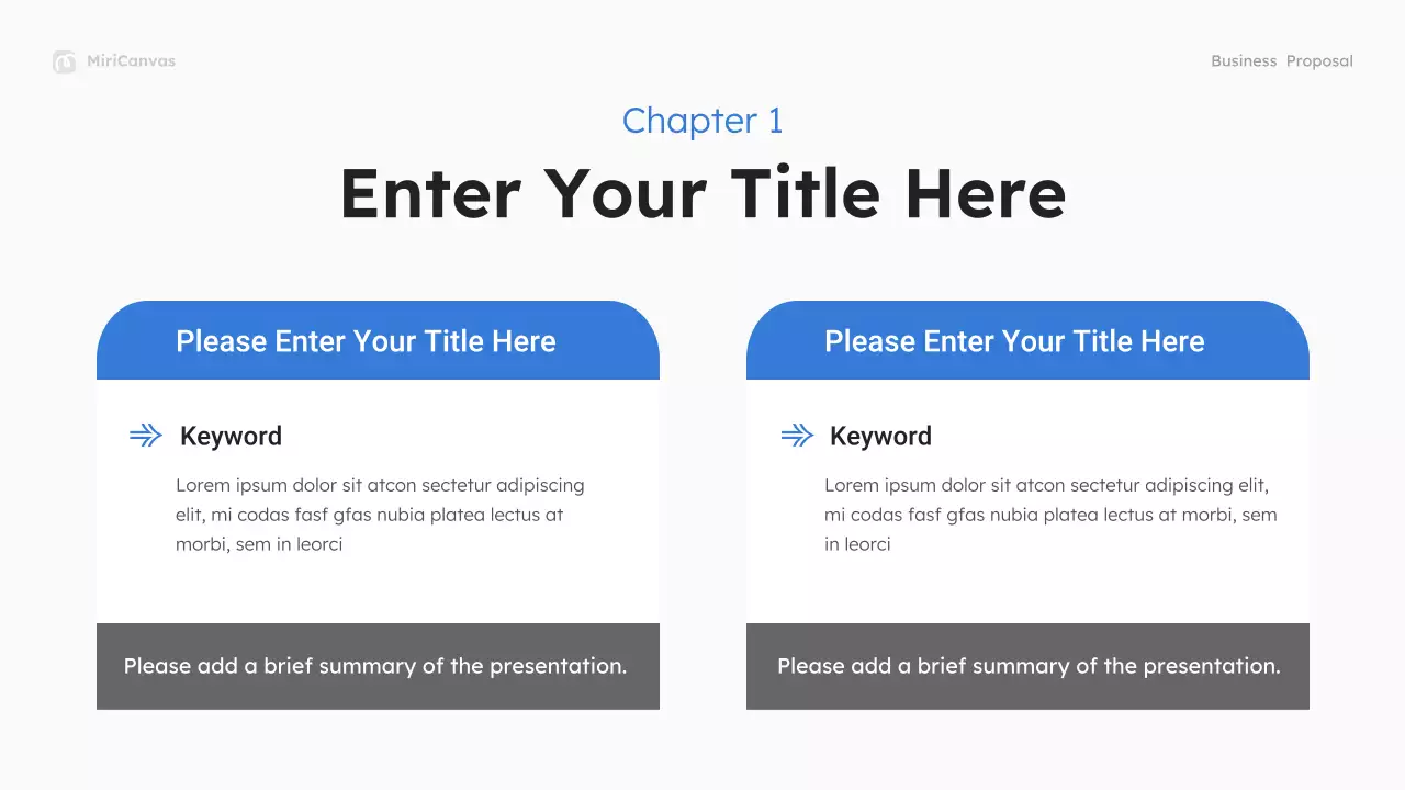 Blue Modern Business Proposal Presentation