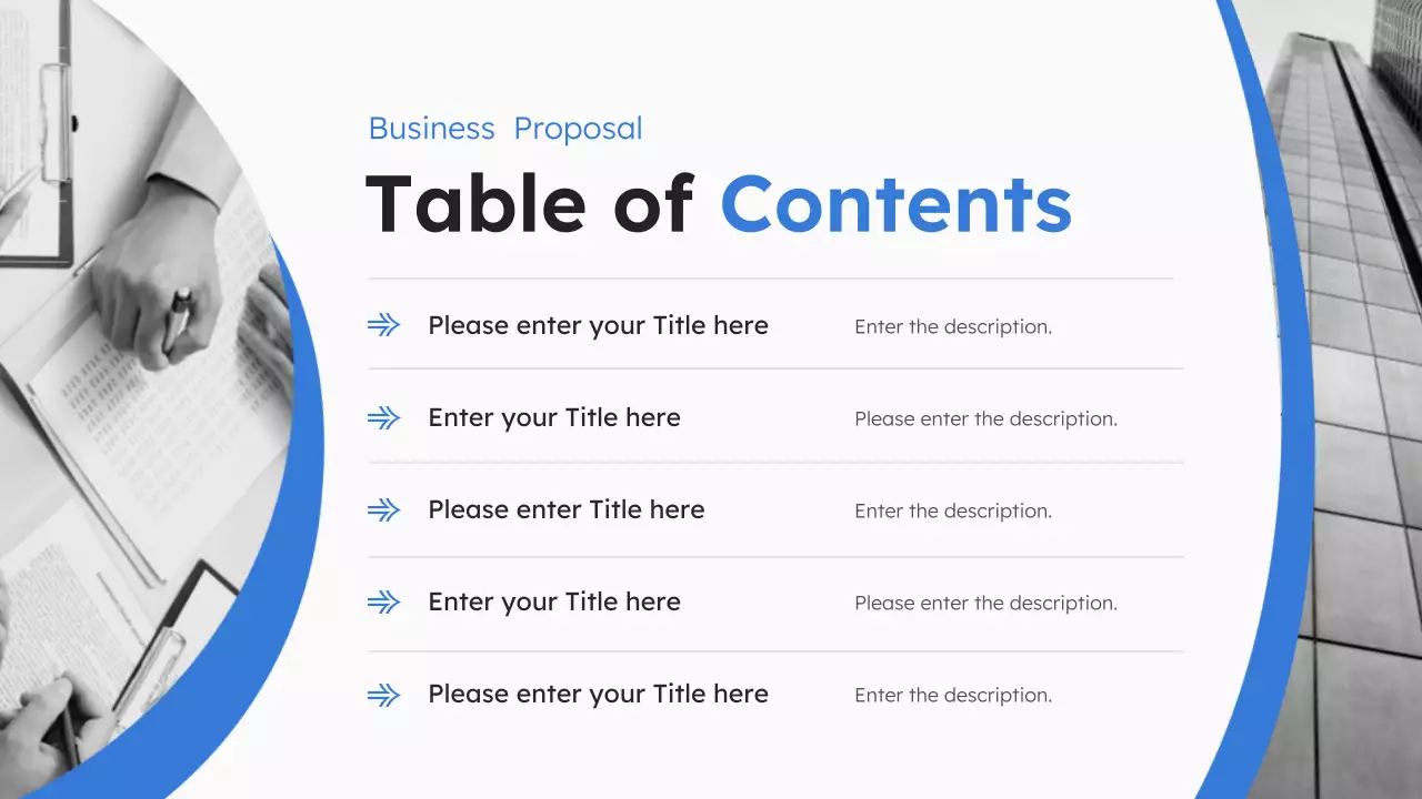 Blue Modern Business Proposal Presentation