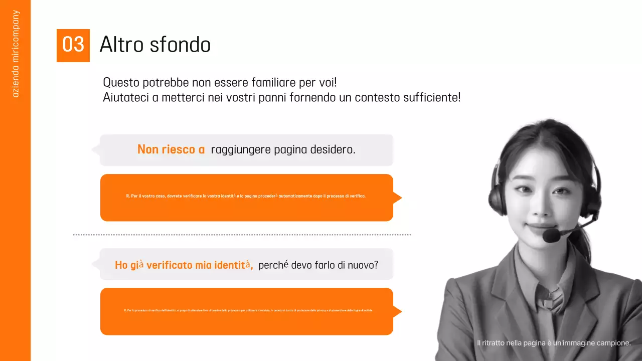 Annuncio di risorse didattiche moderne arancioni