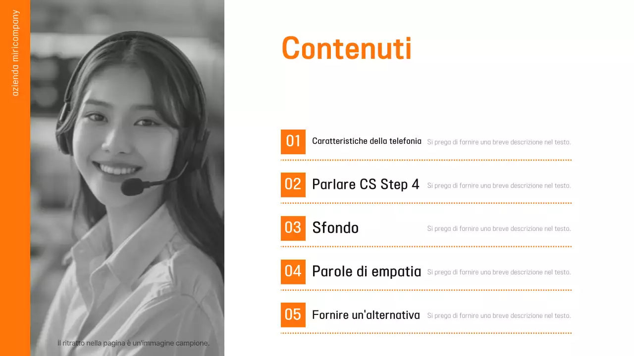 Annuncio di risorse didattiche moderne arancioni