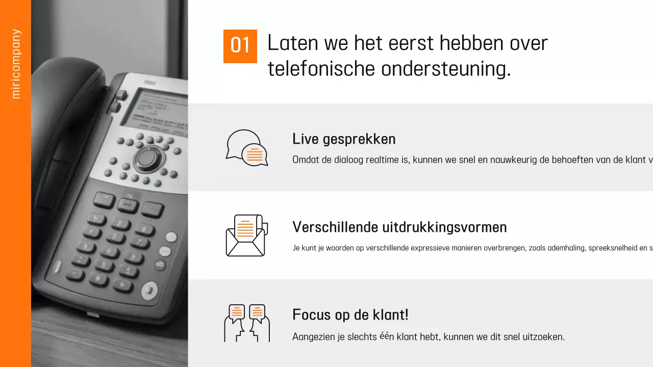 Oranje moderne leermiddelen advertentie