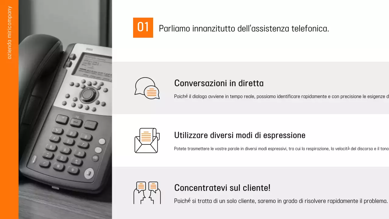 Annuncio di risorse didattiche moderne arancioni