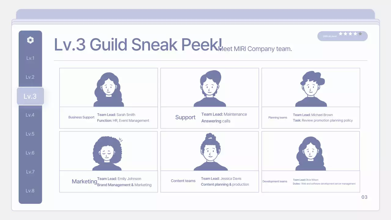 Clean, mauve new hire training materials