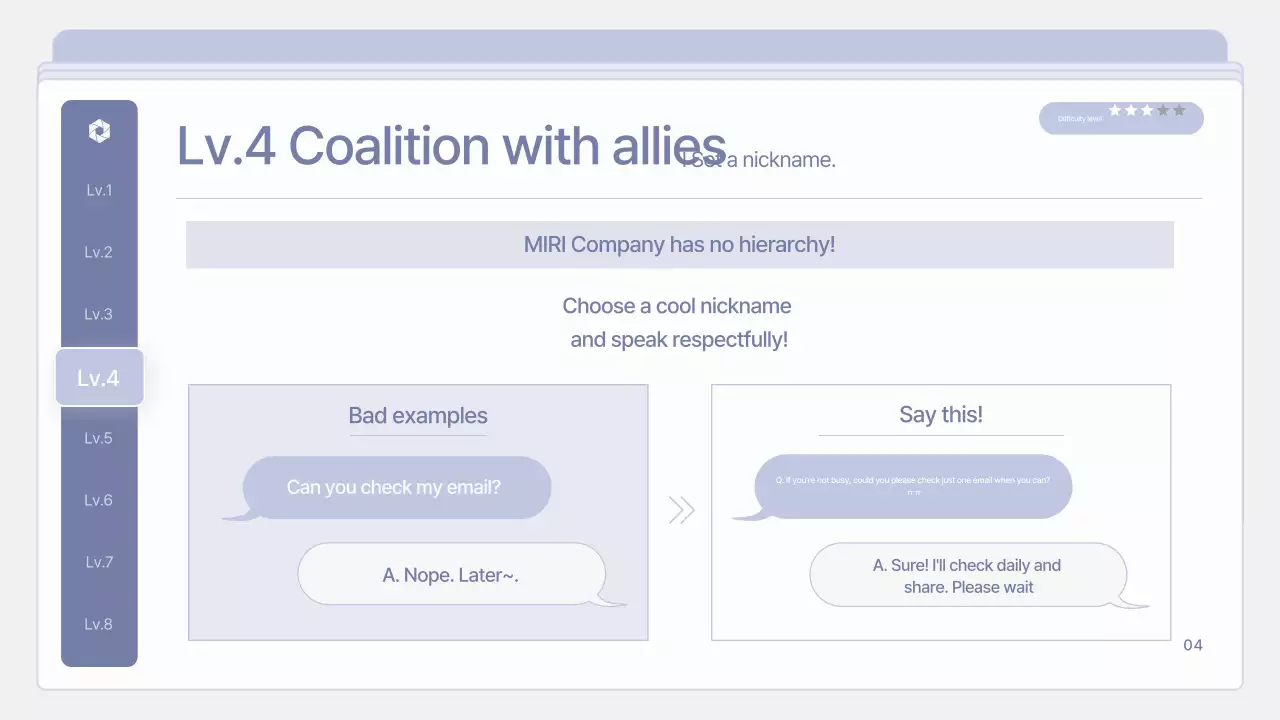 Clean, mauve new hire training materials