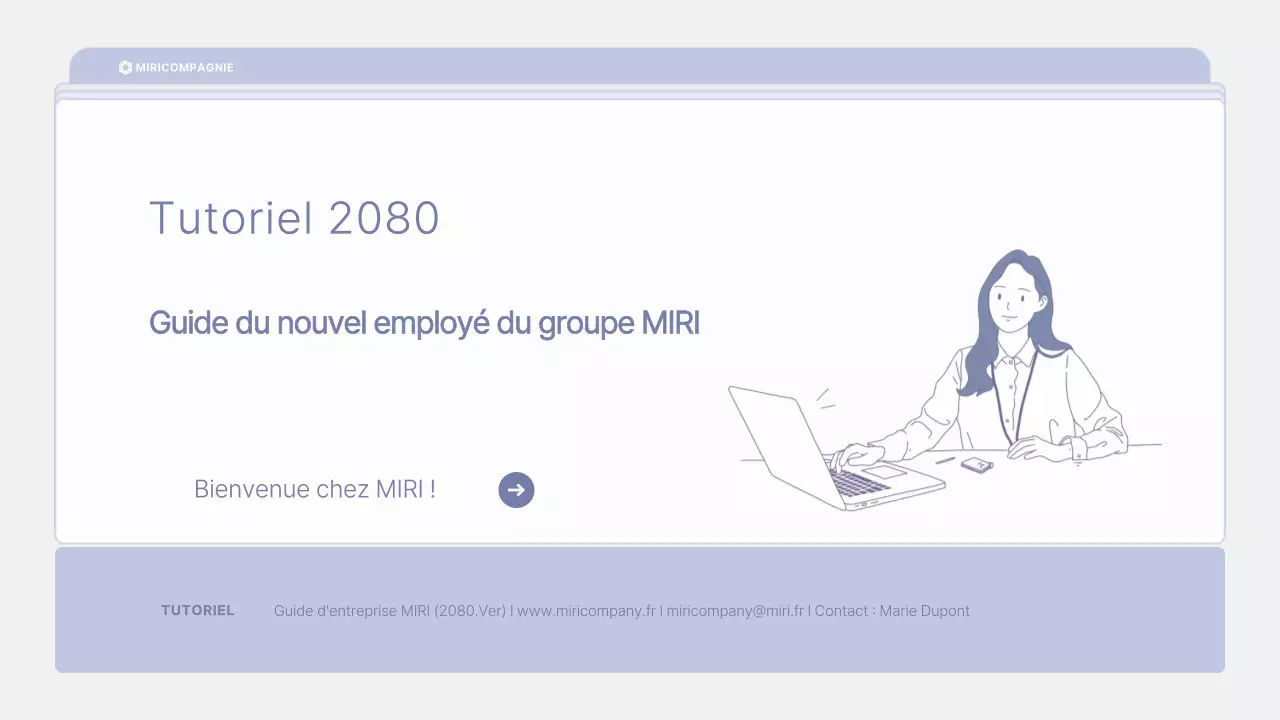 Matériel de formation pour les nouveaux embauchés, propre et mauve