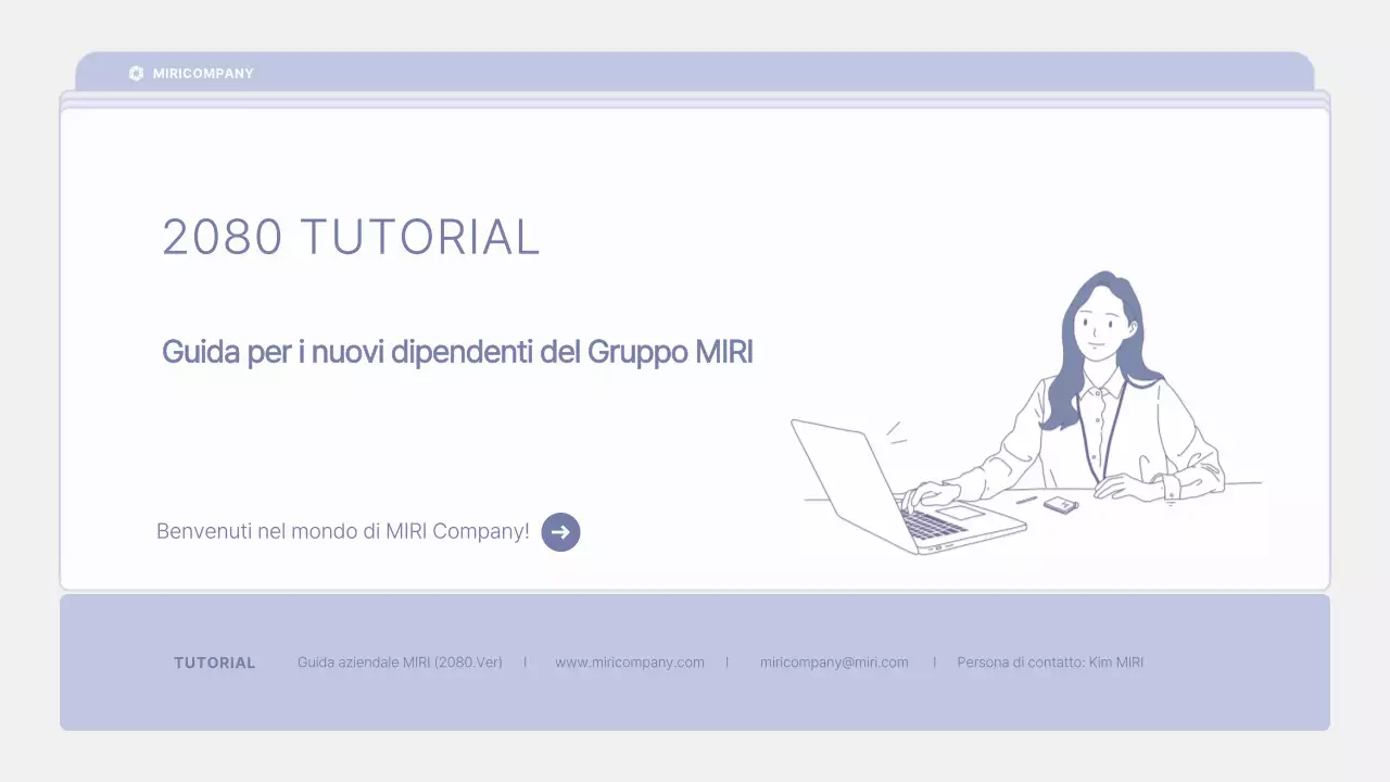 Materiale di formazione per neoassunti pulito e color malva