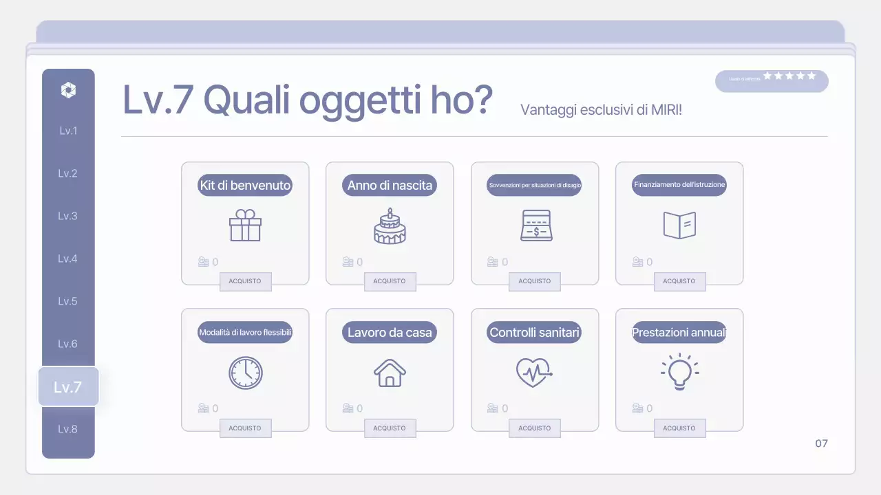 Materiale di formazione per neoassunti pulito e color malva