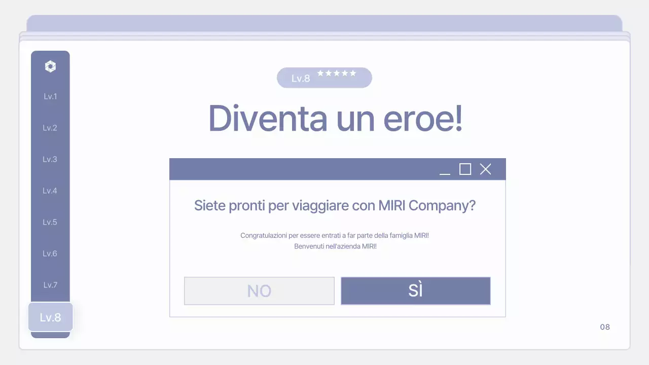 Materiale di formazione per neoassunti pulito e color malva