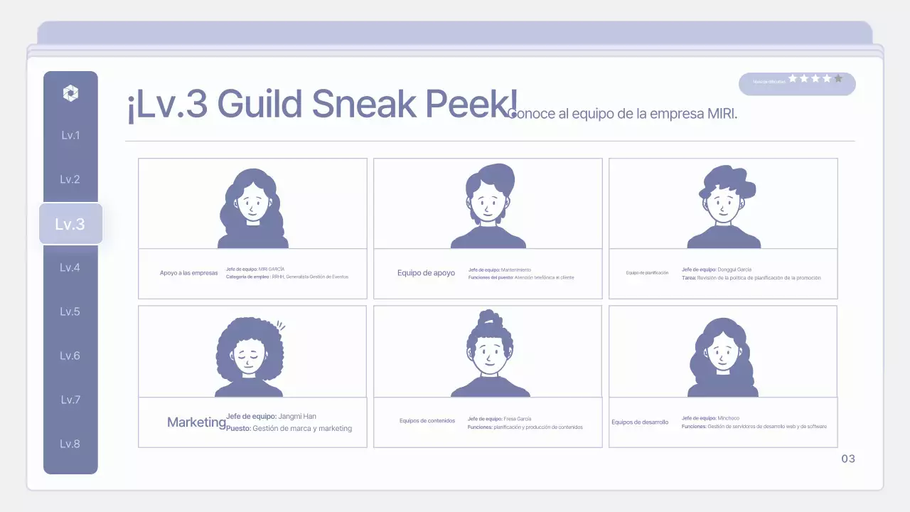 Material de formación para nuevos empleados limpio y de color malva