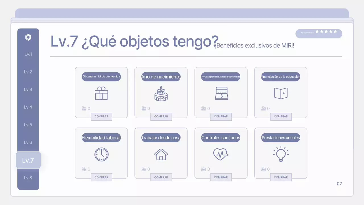 Material de formación para nuevos empleados limpio y de color malva