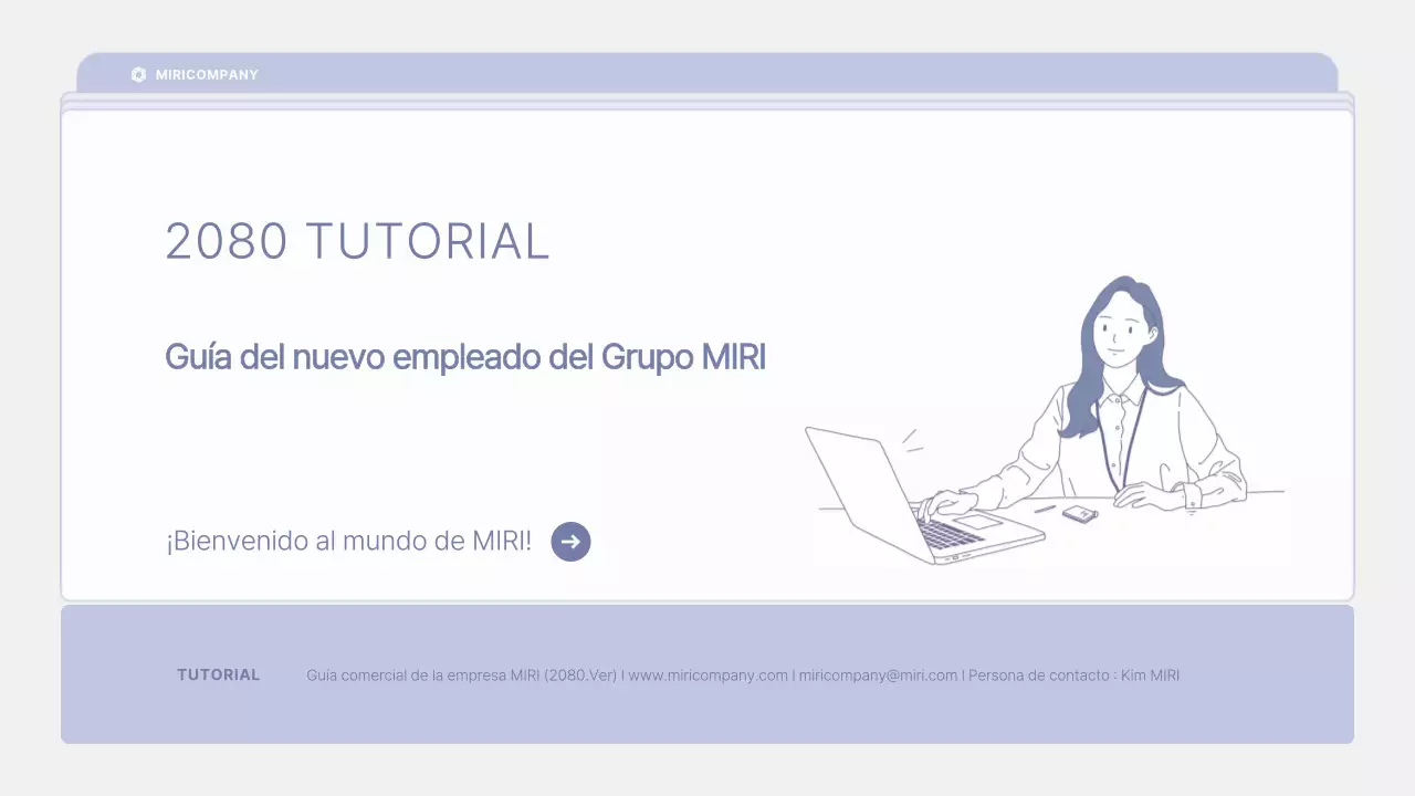 Material de formación para nuevos empleados limpio y de color malva