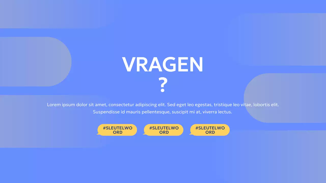 blauw modern groepsproject verslag