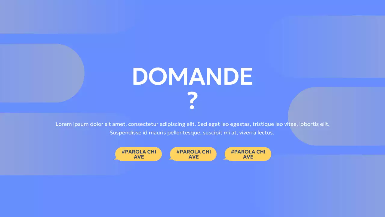 relazione sul progetto di gruppo blue modern