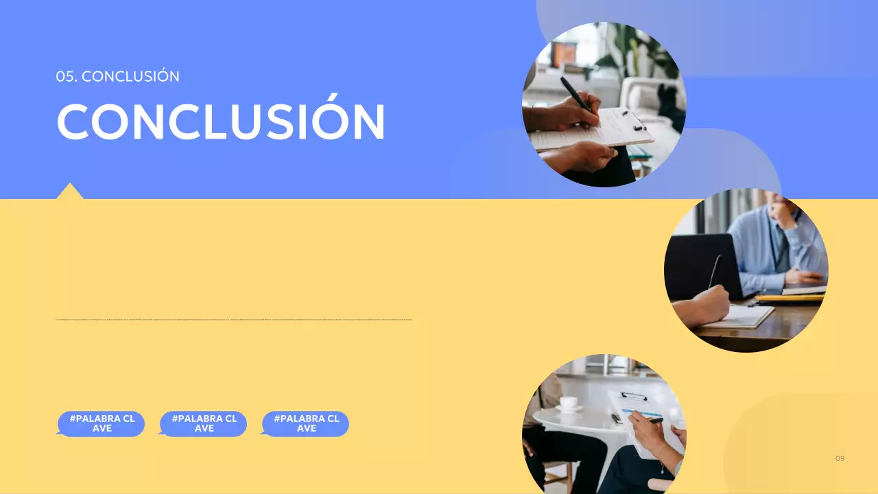 blue modern informe de proyecto de grupo