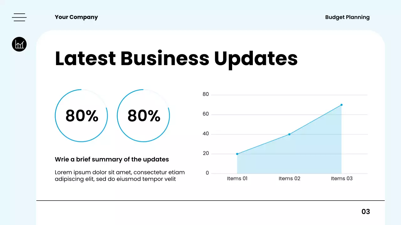 white modern budget planner guide