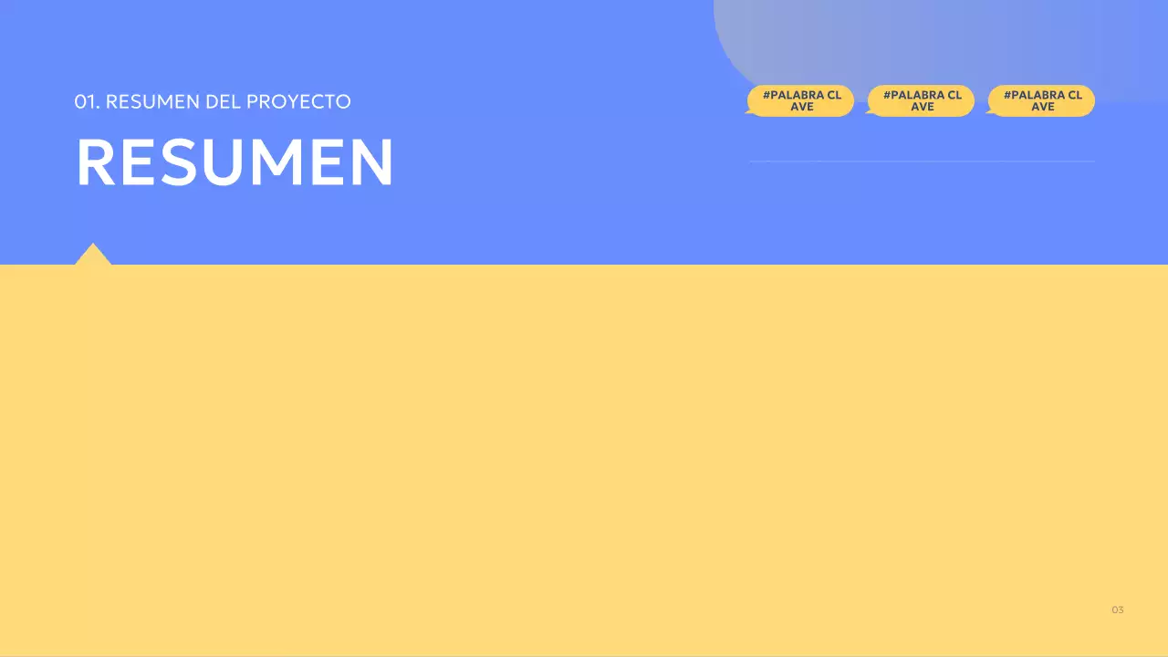 blue modern informe de proyecto de grupo