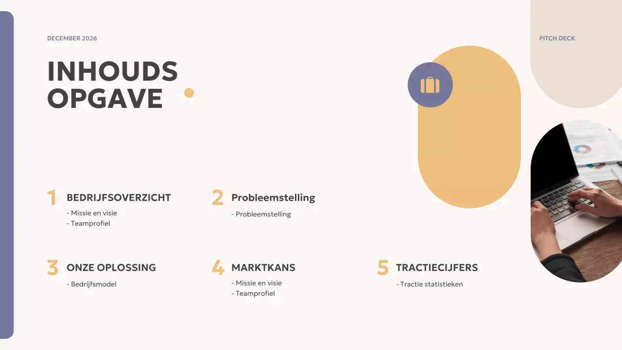 beige modern overzicht toonhoogte