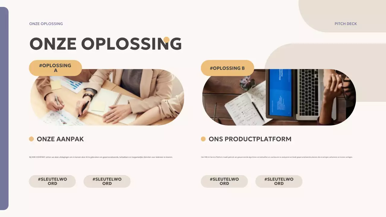 beige modern overzicht toonhoogte