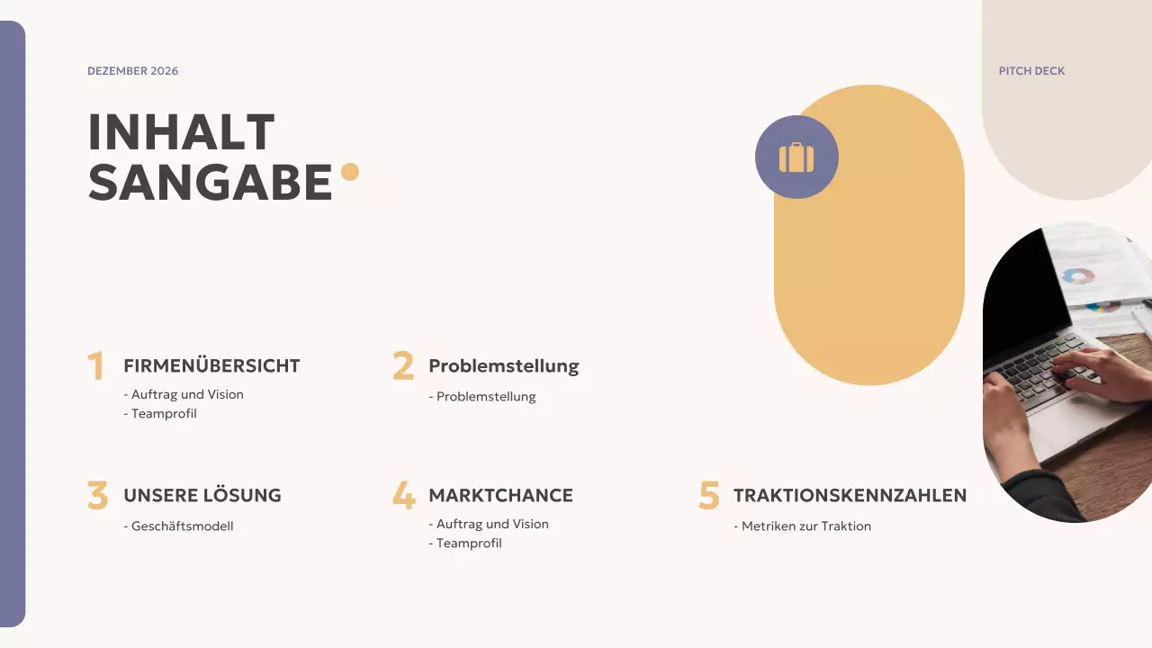 beige modernes Übersichtsfeld