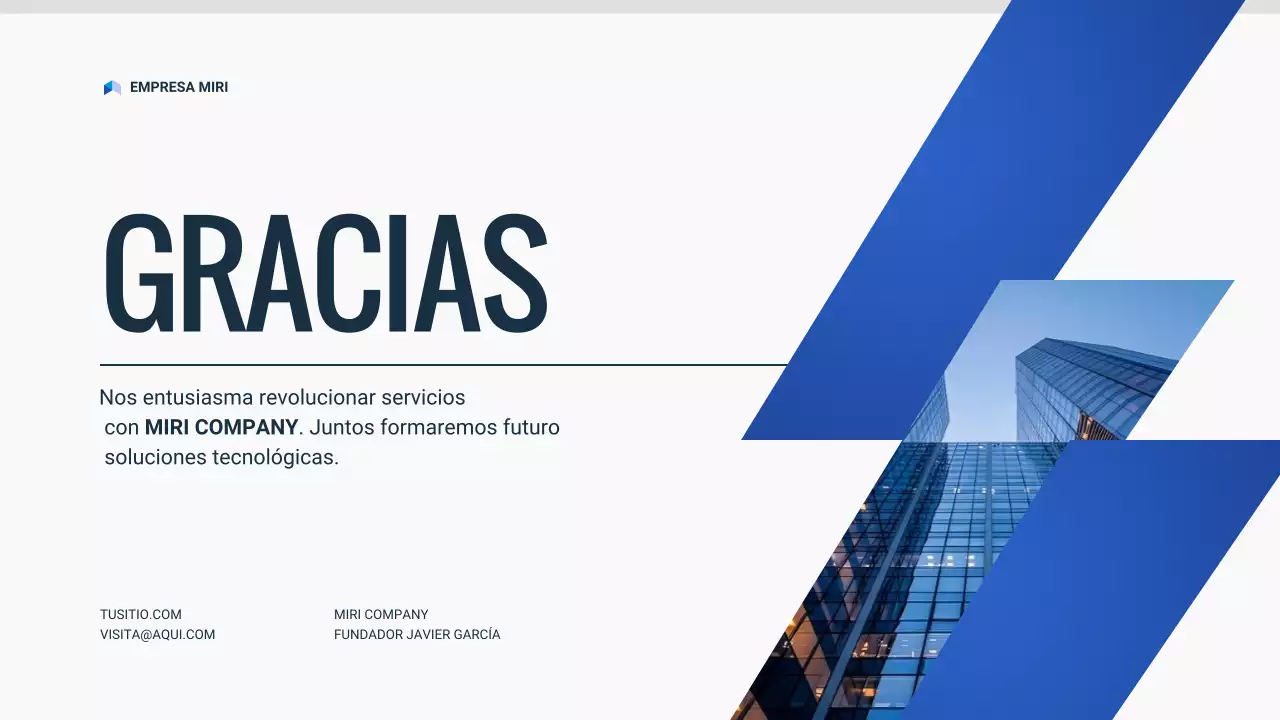 documento blue modern pitch deck